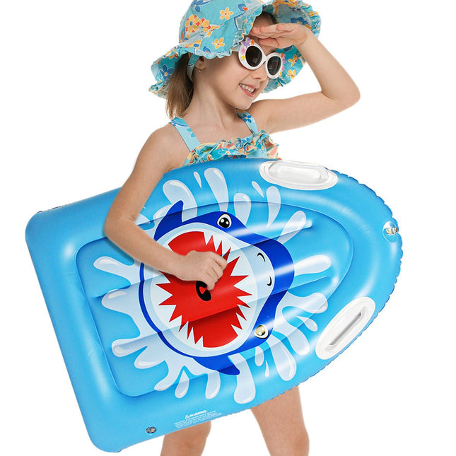 Kids Bodyboards Inflatable Kickboard Swimming Float Learning Surfboard - Go2buy Australia