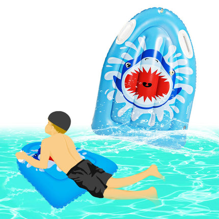 Kids Bodyboards Inflatable Kickboard Swimming Float Learning Surfboard - Go2buy Australia
