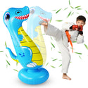 Inflatable Boxing Punching Tower Bag Dinosaur Free Standing  With Bounce Back 120cm