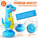 Inflatable Boxing Punching Tower Bag Dinosaur Free Standing  With Bounce Back 120cm