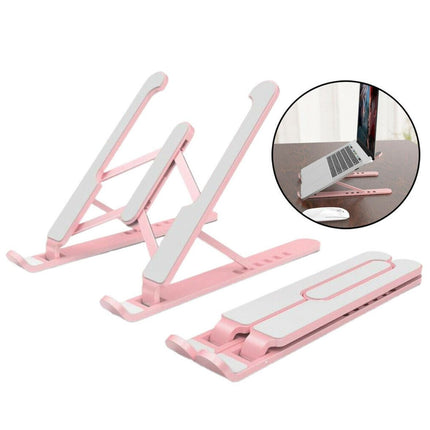 Laptop Foldable Stand Notebook Portable Macbook ABS Desk Holder Bracket - Go2buy Australia