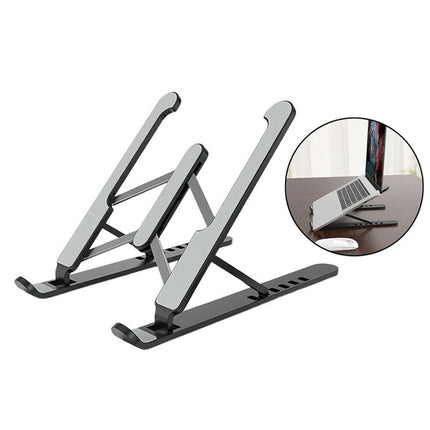 Laptop Foldable Stand Notebook Portable Macbook ABS Desk Holder Bracket - Go2buy Australia