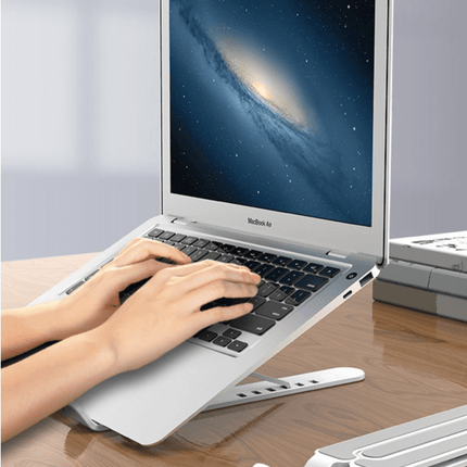 Laptop Foldable Stand Notebook Portable Macbook ABS Desk Holder Bracket - Go2buy Australia