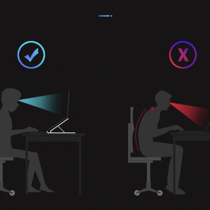 Laptop Foldable Stand Notebook Portable Macbook ABS Desk Holder Bracket - Go2buy Australia