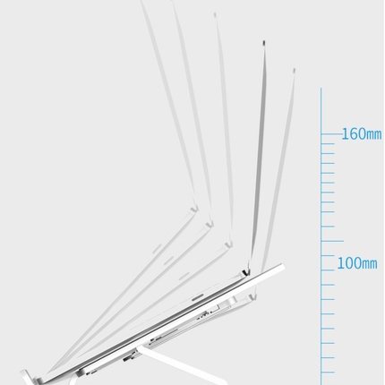 Laptop Foldable Stand Notebook Portable Macbook ABS Desk Holder Bracket - Go2buy Australia