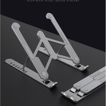 Laptop Foldable Stand Notebook Portable Macbook Aluminium Desk Holder - Go2buy Australia