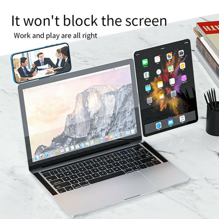Laptop Phone Dual Screen Holder Notebook Expansion Bracket Side Mount Clip Magnetic Stand - Go2buy Australia
