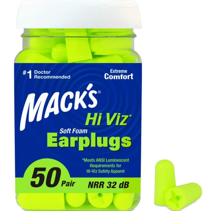 Mack's Ultra Soft Foam Earplugs 50 Pair Ear Plugs for Sleeping Snoring - Go2buy Australia