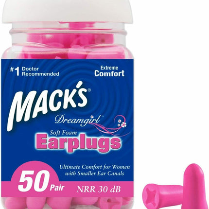 Mack's Ultra Soft Foam Earplugs 50 Pair Ear Plugs for Sleeping Snoring - Go2buy Australia