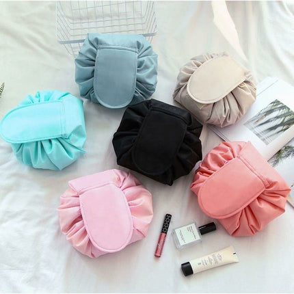 Magic Lazy Drawstring Makeup Cosmetic Travel Organizer Bag (8 Colors Available) - Go2buy Australia