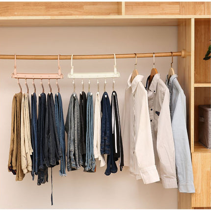 Magic Wonder Pants Hanger Space Saver Wardrobe Closet Organizer Rack Hook - Go2buy Australia
