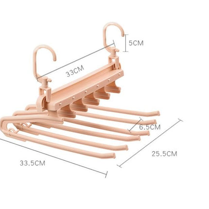 Magic Wonder Pants Hanger Space Saver Wardrobe Closet Organizer Rack Hook - Go2buy Australia
