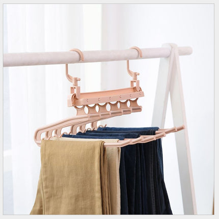 Magic Wonder Pants Hanger Space Saver Wardrobe Closet Organizer Rack Hook - Go2buy Australia