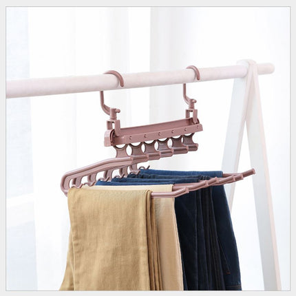 Magic Wonder Pants Hanger Space Saver Wardrobe Closet Organizer Rack Hook - Go2buy Australia