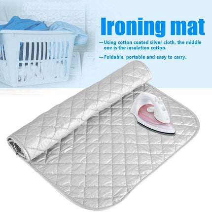 Magnetic Ironing Mat Compact Portable Iron Board Travel Dryer Washer Anywhere - Go2buy Australia