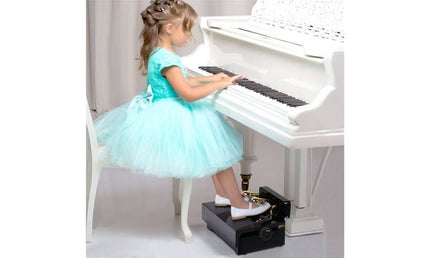 Piano Pedal Extender Bench for Kids Adjustable Height w/ 3 Foot Pedals - Go2buy Australia