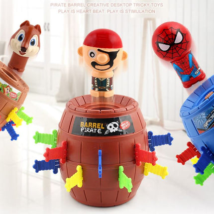 Pirate Bucket Toy Lucky Stab Pop Up Game Intellectual Game for Kids Baby Gifts - Go2buy Australia