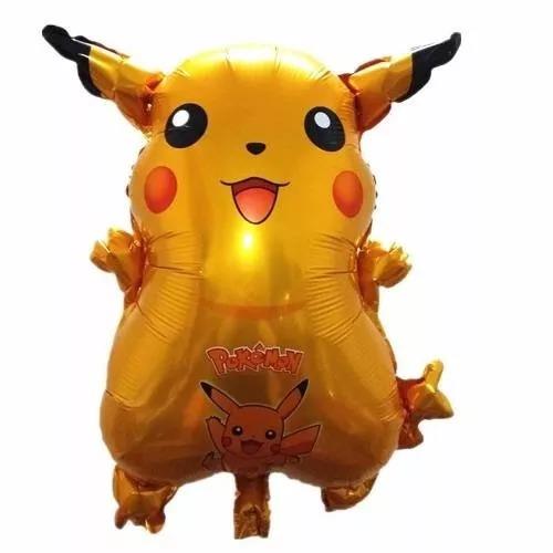 Cartoon Pokemon Pikachu Foil Helium Balloon Birthday Set Party Decoration