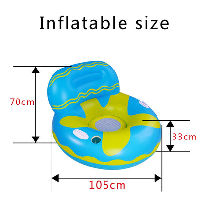 Pool Lounger Float Hammock Inflatable Rafts Swimming Pool Air Sofa Floating Chair Bed - Go2buy Australia