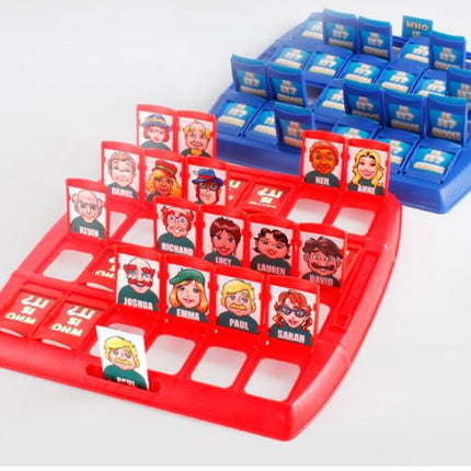 Portable Tabletop Who is It Board Guessing Game Kids Family School Toy - Go2buy Australia