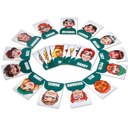 Portable Tabletop Who is It Board Guessing Game Kids Family School Toy - Go2buy Australia