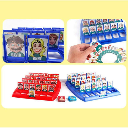 Portable Tabletop Who is It Board Guessing Game Kids Family School Toy - Go2buy Australia