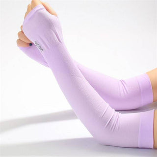 Buy purple UV Sun Protection Cooling Arm Sleeves With Thumb Hole For Basketball Running Cycling Golf (7 Colors Available)