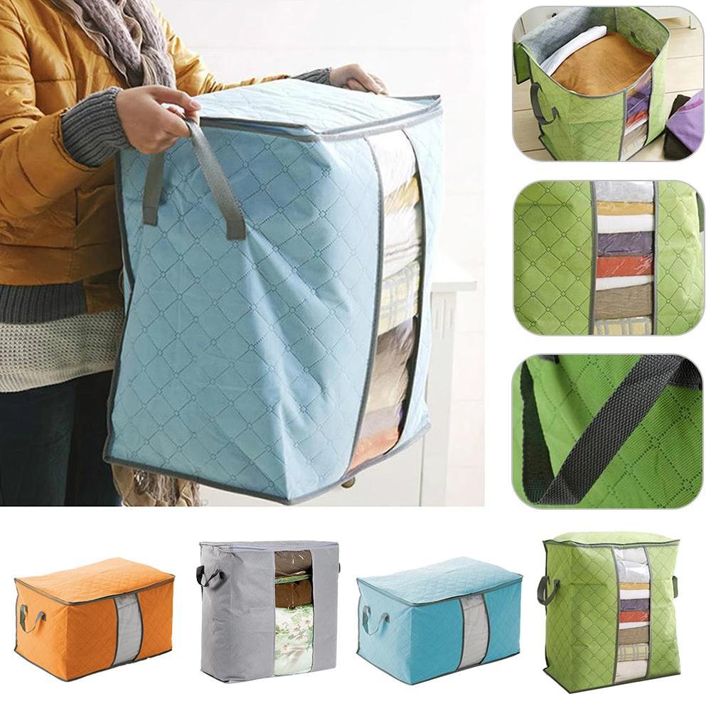 Clothes Quilt Blanket Storage Bag Nonwoven Fabric Organizer