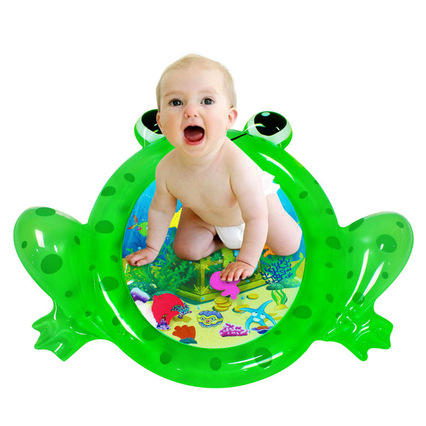 Inflatable Frog Premium Play mat Tummy time Water Toys for Babies and Toddlers 70*83cm