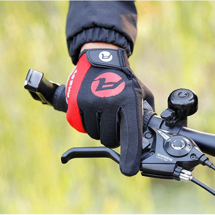 Red Arbot Cycling Bicycle Bike Full Finger Antiskid Touch Sscreen Breathabl Gloves - Go2buy Australia