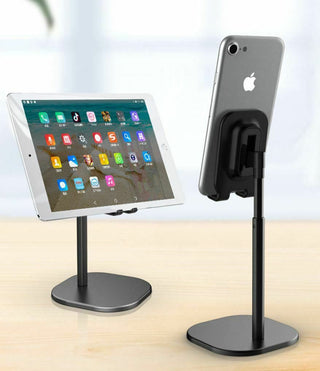 Height Adjustable Mobile Phone Holder Ipad Tablet Desk Top Stand Aluminium iPhone Mount