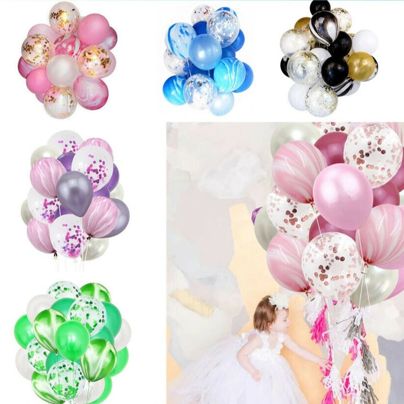 20pcs set 12" Confetti Latex Balloons Wedding Party Baby Shower Birthday Decor
