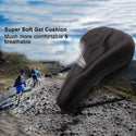 3D Silicone Gel Cycling Seat Cushion Bike Saddle Pad Memory Foam Soft Cover