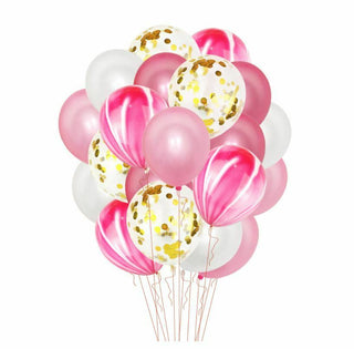 Buy pink 20pcs set 12" Confetti Latex Balloons Wedding Party Baby Shower Birthday Decor