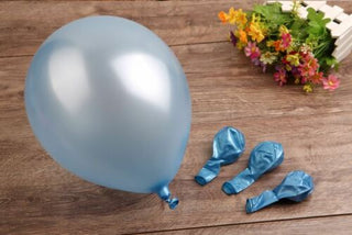 Buy light-blue 100pcs Ultra Thick 2.2g Bulk 25cm/10" Helium Latex Balloons Party Wedding Birthday