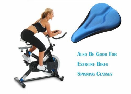 3D Silicone Gel Cycling Seat Cushion Bike Saddle Pad Memory Foam Soft Cover