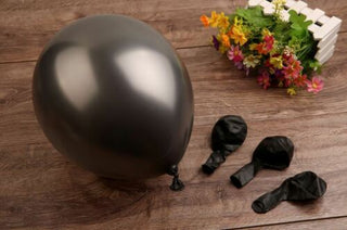 Buy black 100pcs Ultra Thick 2.2g Bulk 25cm/10" Helium Latex Balloons Party Wedding Birthday