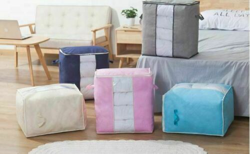 Clothes Quilt Blanket Storage Bag Nonwoven Fabric Organizer