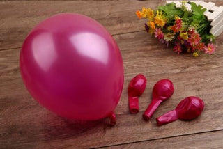 Buy rose-red 100pcs Ultra Thick 2.2g Bulk 25cm/10" Helium Latex Balloons Party Wedding Birthday