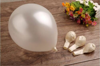 Buy white 100pcs Ultra Thick 2.2g Bulk 25cm/10" Helium Latex Balloons Party Wedding Birthday