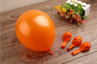 Buy orange 100pcs Ultra Thick 2.2g Bulk 25cm/10" Helium Latex Balloons Party Wedding Birthday