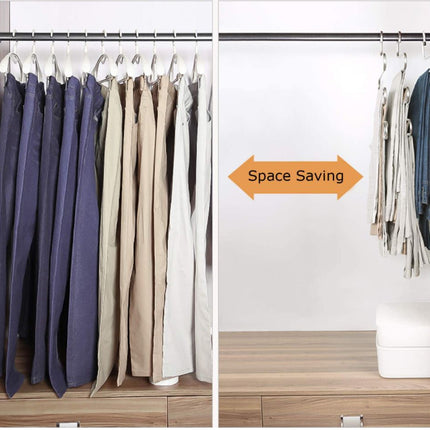 S Shape Multifunctional Metal Hanger Pants Hanger Storage Rack 5 Layers - Go2buy Australia