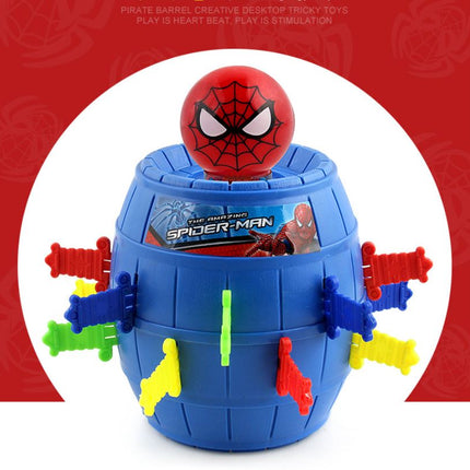 Spider - Man Bucket Toy Lucky Stab Pop Up Game Intellectual Game for Kids Baby Gifts - Go2buy Australia
