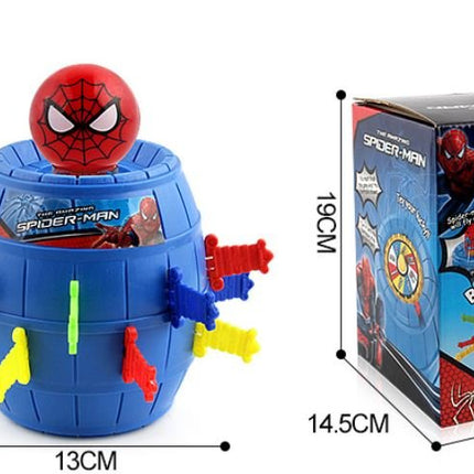 Spider - Man Bucket Toy Lucky Stab Pop Up Game Intellectual Game for Kids Baby Gifts - Go2buy Australia