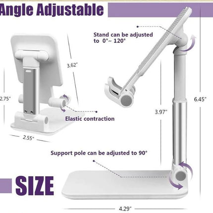 T4 Portable Foldable Mini Adjustable Bracket Mobile Tablet Phone Ipad Stand Holder (4 Colors Available) - Go2buy Australia