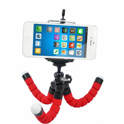 Universal Flexible Mini Octopus Tripod Bracket Mobile Camera Holder Mount (3pcs Mix Colors) - Go2buy Australia