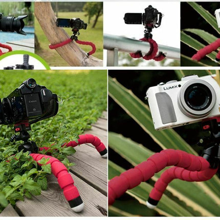 Universal Flexible Mini Octopus Tripod Bracket Mobile Camera Holder Mount (3pcs Mix Colors) - Go2buy Australia