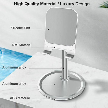Universal Mobile Adjustable Holder Tablet Desk Top Stand Aluminium iPhone Mount K1 - Go2buy Australia