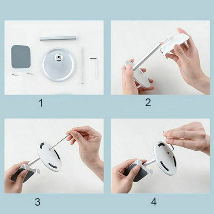 Universal Mobile Adjustable Holder Tablet Desk Top Stand Aluminium iPhone Mount K1 - Go2buy Australia