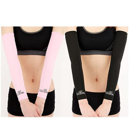 UV Sun Protection Cooling Arm Sleeves For Basketball Running Cycling Golf (19 Colors Available) - Go2buy Australia